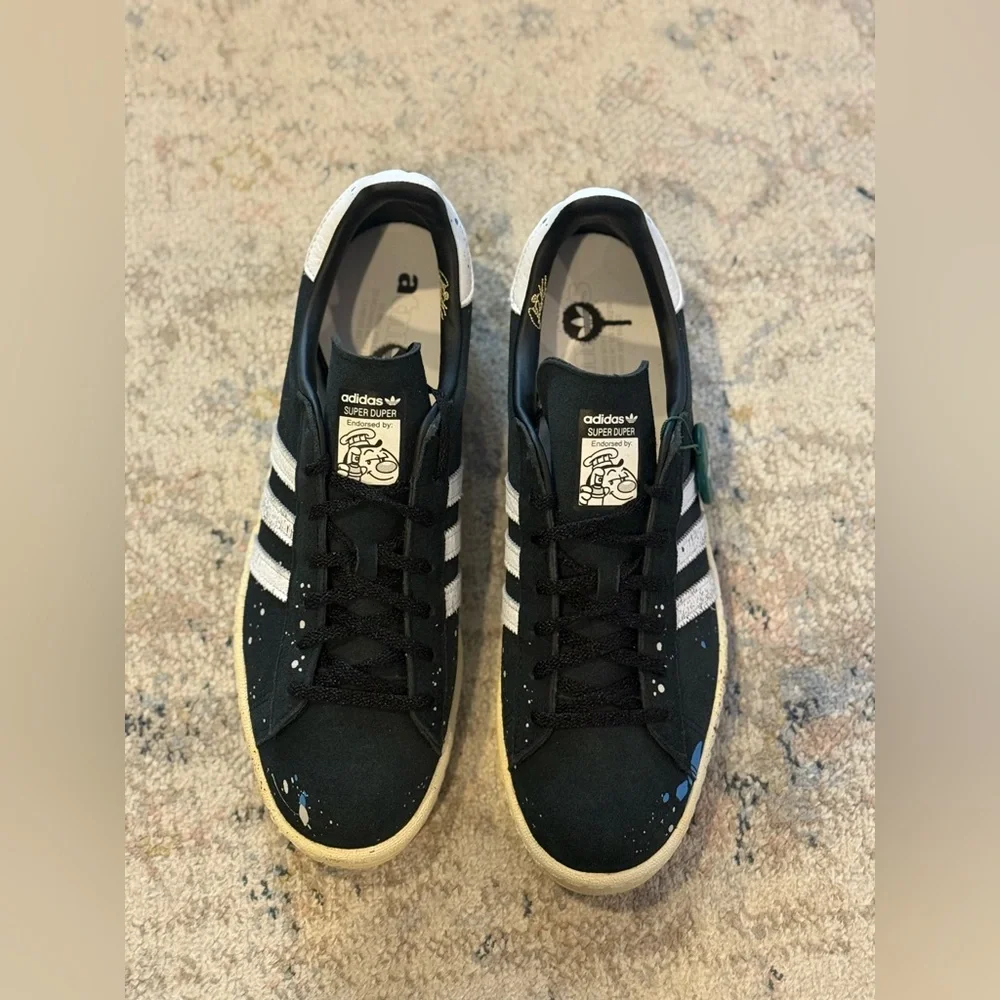 adidas x atmos Campus 80s Cook Super Duper Black Sz 12 – Verified